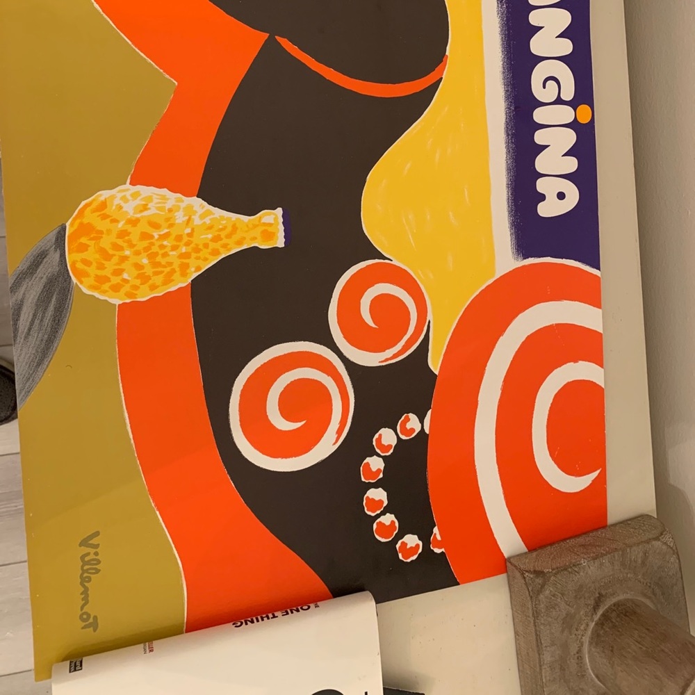 Vintage advertising poster Villemont